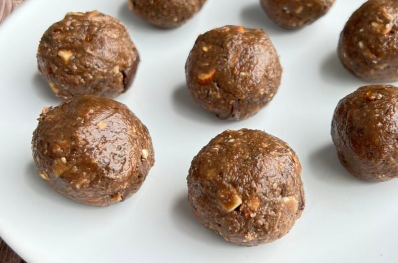 Crunchy Oats Energy Balls- Happy pill (no sugar option)