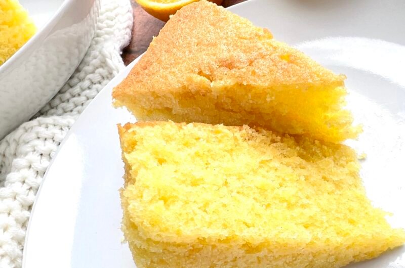 Simple Orange Butter Cake (No Artificial Flavours)