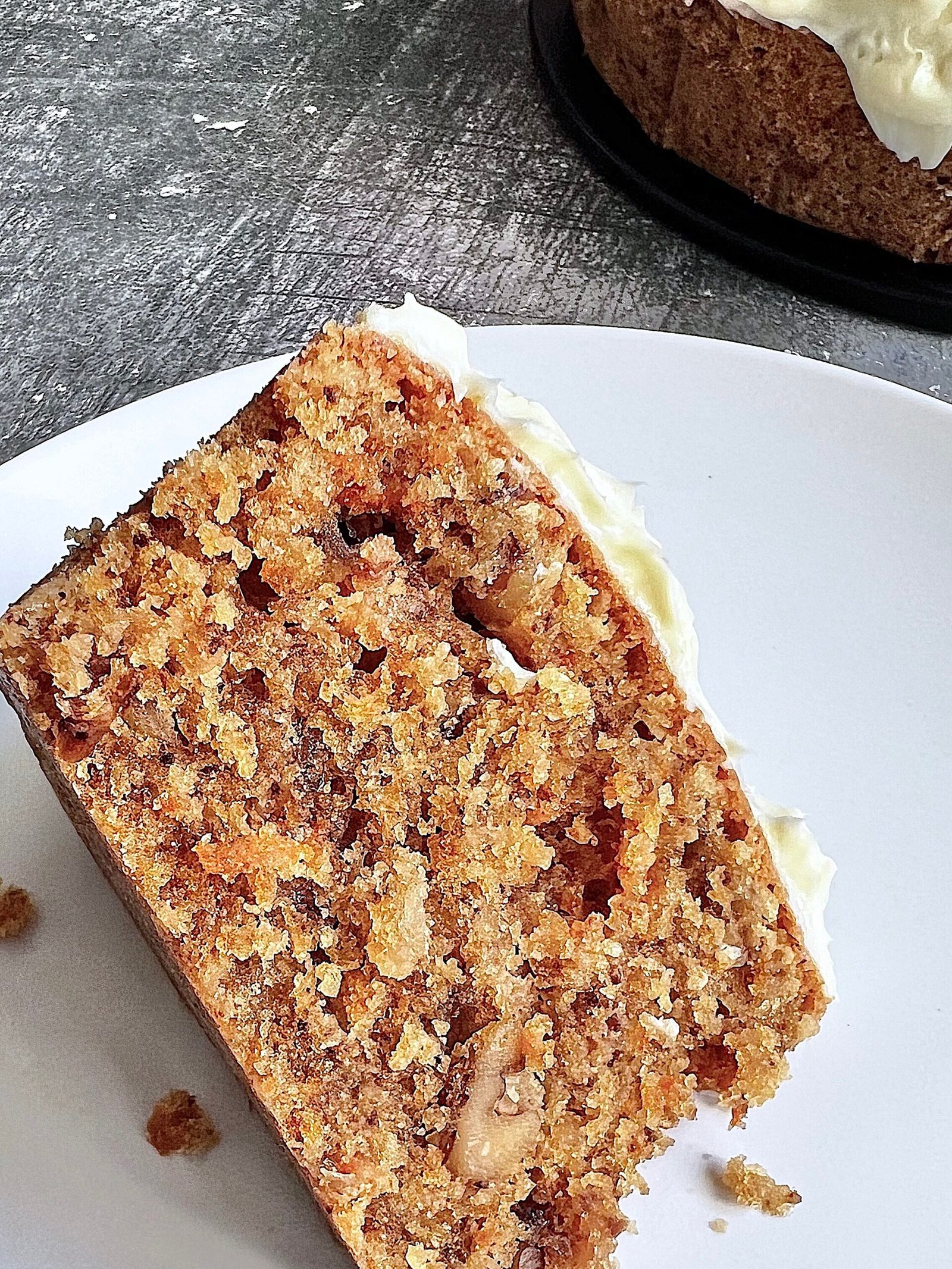 carrot walnut cake with cream cheese frosting